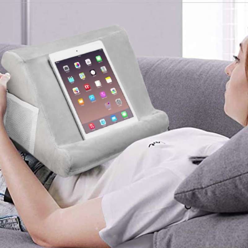 Soft Tablet Rest Cushion Multi-Angle for iPad Stand Holder Pillow Lap Support for E-Readers Books a