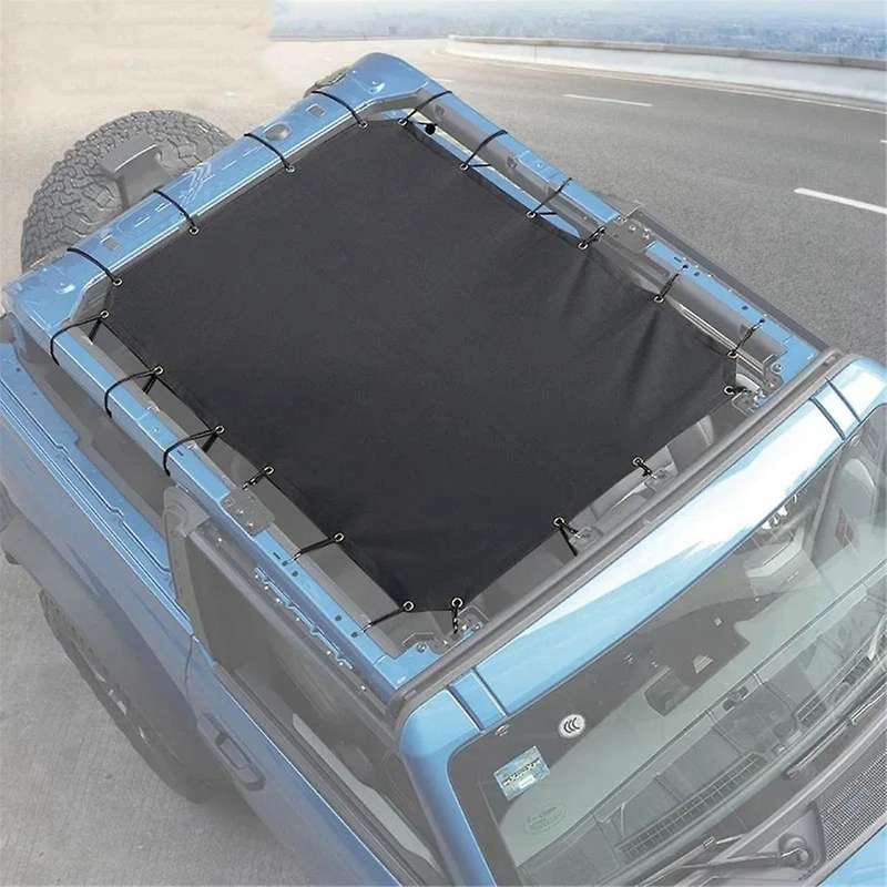 Soft Top Car Anti UV Sun Protection Sunshade Cover for 2021-2024 Insulated Net Accessories ,2 Door