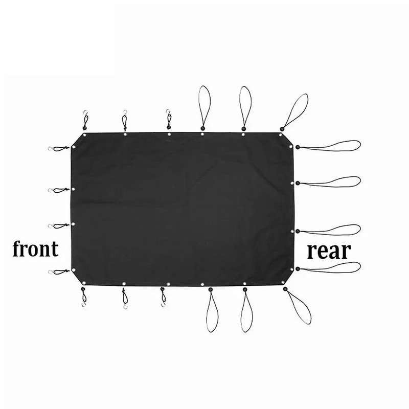 Soft Top Car Anti UV Sun Protection Sunshade Cover for 2021-2024 Insulated Net Accessories ,2 Door