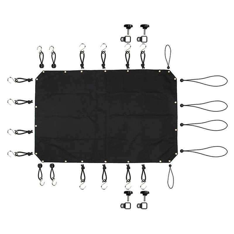 Soft Top Car Anti UV Sun Protection Sunshade Cover for 2021-2024 Insulated Net Accessories ,4 Door