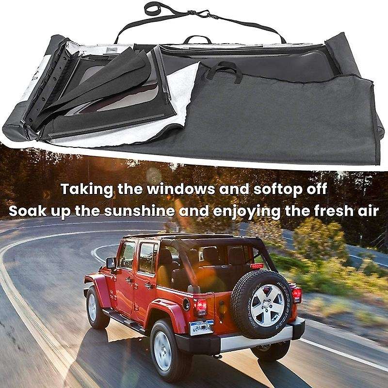 Soft Top Window Storage Bag for 2018-2021 JL JLU Sports Freedom Unlimited 68358392AC