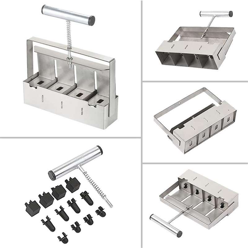 Soil Blocker with Seed Pin, Handheld Soil Blocking Tool, Handheld Seedling Incubator for Seed Starti