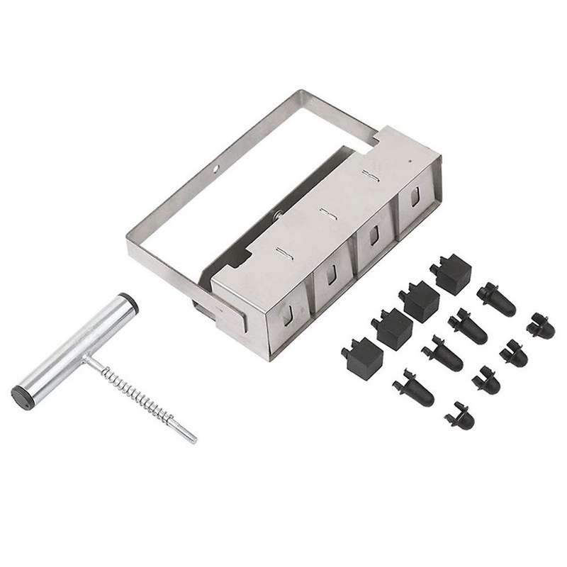 Soil Blocker with Seed Pin, Handheld Soil Blocking Tool, Handheld Seedling Incubator for Seed Starti