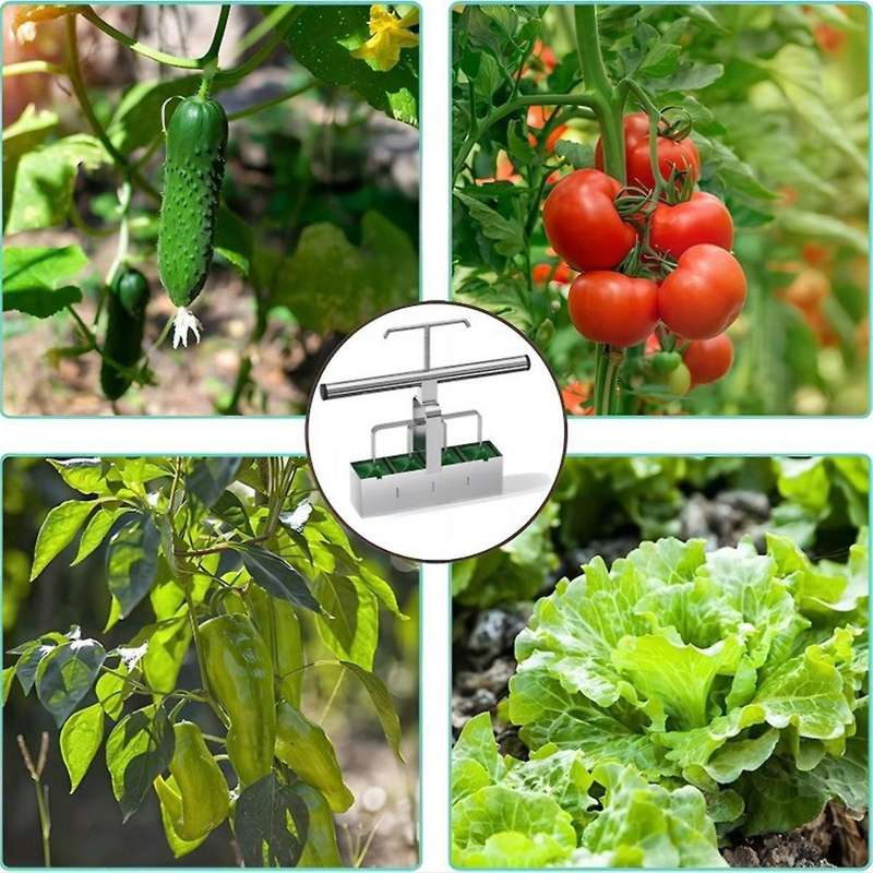 Soil Block Maker Soil Blocking Tool Handheld Soil Blocker with Dibbles Dibbers for Garden Prep Seedl