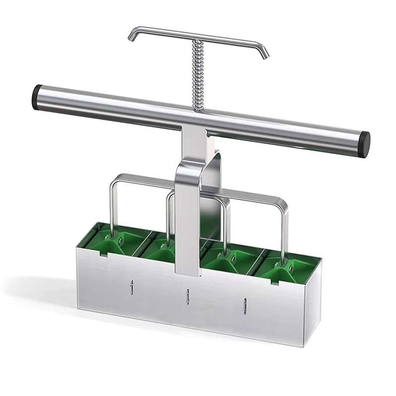 Soil Block Maker Soil Blocking Tool Handheld Soil Blocker with Dibbles Dibbers for Garden Prep Seedl