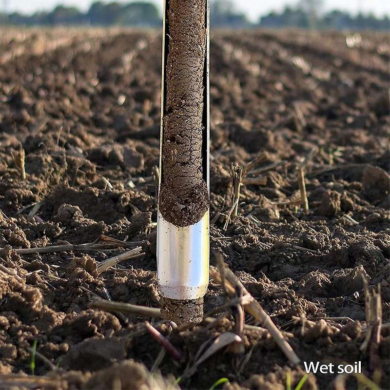 Soil Sampler Probe12 Inch, T-Style Handle Soil Test Kits Soil Probes for Soil Sampling Plant Care Ga