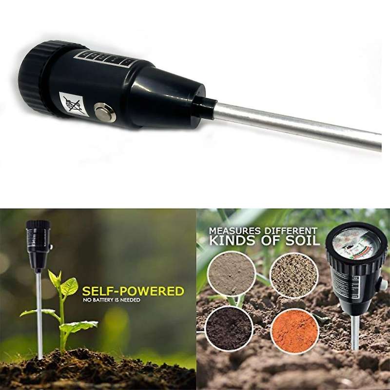 Soil PH and Hygrometer Long Probe of 11.6 Inch(295 mm) Garden Tools USE Orchards Vineyards Lawns Far