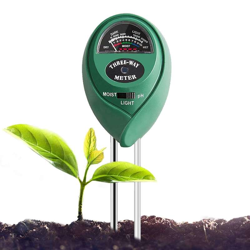 Soil Tester Moisture Analyzer Soil Ph Meter 3-In-1 Soil Gardening Tool Set for Garden, Farm, Lawn, I