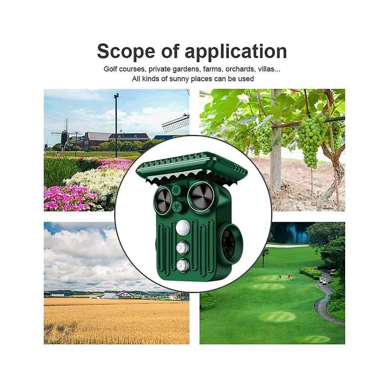 Solar Animal Drive Motion Activated Powerful Eco-Friendly Jet Spray Animal Repeller Garden Control R