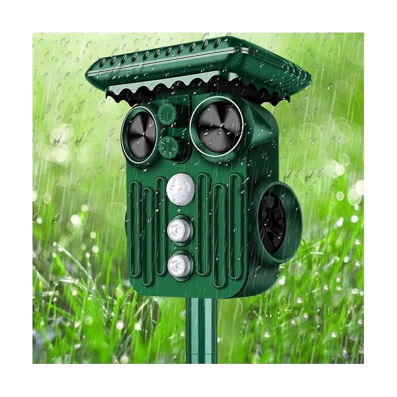 Solar Animal Drive Motion Activated Powerful Eco-Friendly Jet Spray Animal Repeller Garden Control R