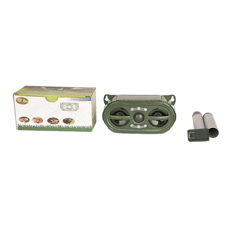 Solar Animal Repellent Ultrasonic Outdoor,waterproof,animal Repeller with Motion Sensor,flash Light,