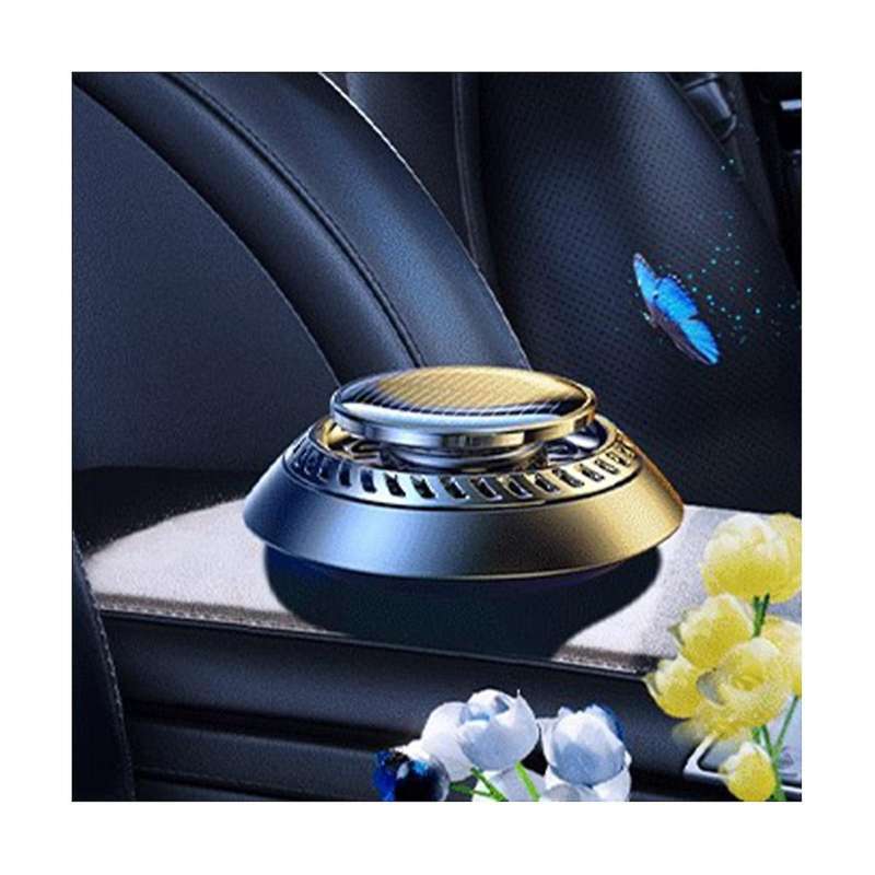 Solar Car Air Fresheners Relieve Stress Keep Alert Car Essential Oil Diffuser for Family Vehicle Vac