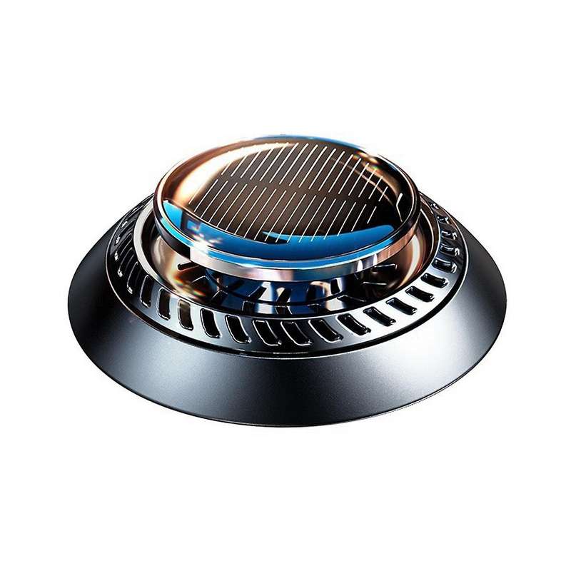 Solar Car Air Fresheners Relieve Stress Keep Alert Car Essential Oil Diffuser for Family Vehicle Vac