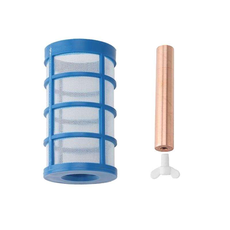 Solar Copper Anode and Filter Screen,replacement Part for Solar Pool Ionizer Purifier Purifiers