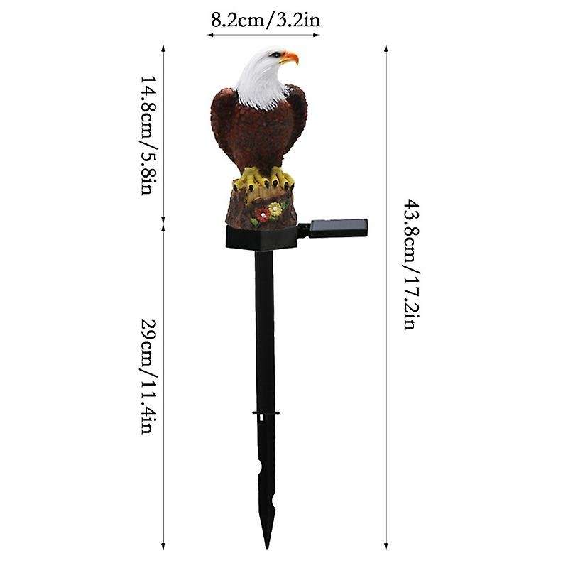 Solar Eagle LED Lawn Light Outdoor Garden Villa Decoration Landscape Light LED Eagle Ground Plug Lig