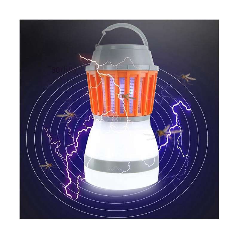 Solar Electric Mosquito Lamp Outdoor Adjustable Waterproof Garden Mosquito Lamp