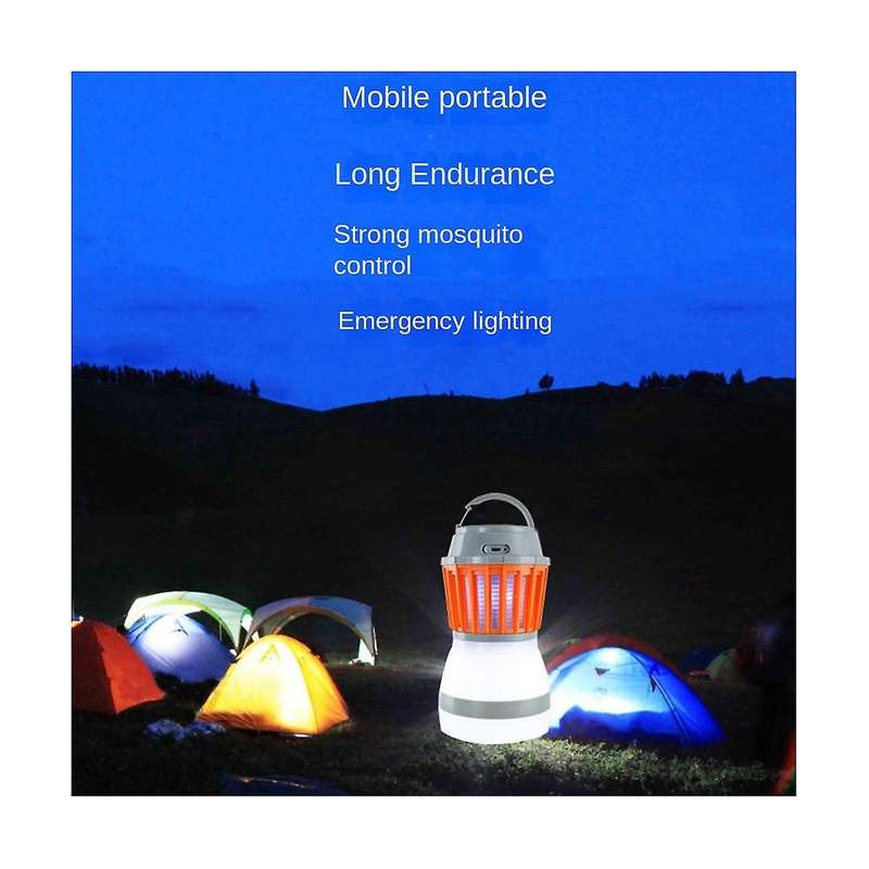 Solar Electric Mosquito Lamp Outdoor Adjustable Waterproof Garden Mosquito Lamp