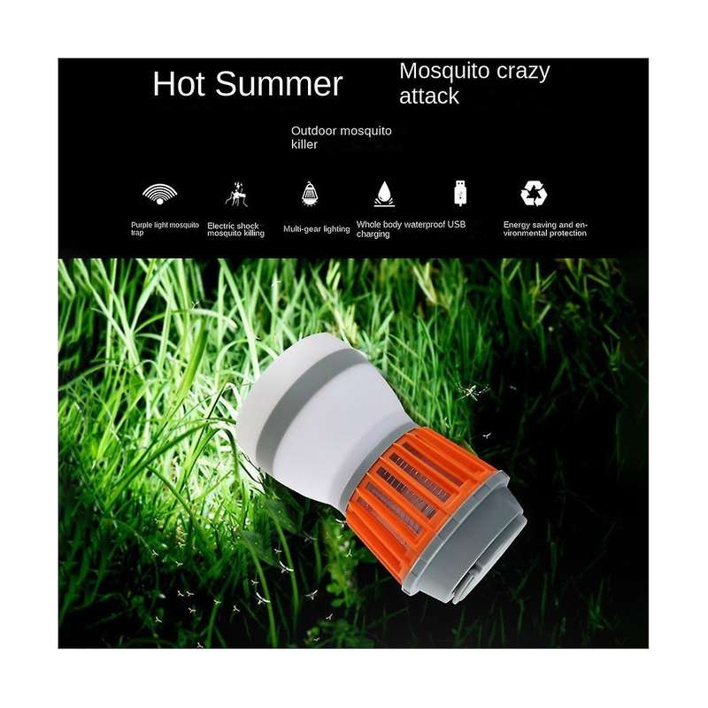 Solar Electric Mosquito Lamp Outdoor Adjustable Waterproof Garden Mosquito Lamp