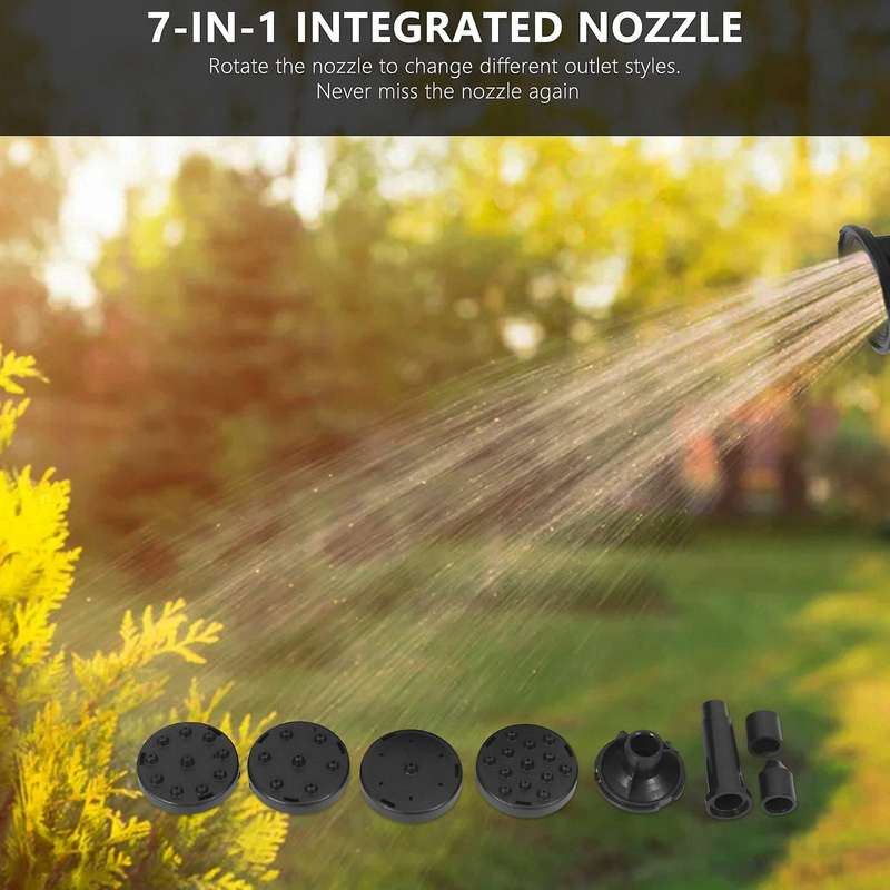 Solar Fountain Pump Nozzle Solar Powered Water Fountain Birdbath Floating Fountain for Garden Ponds