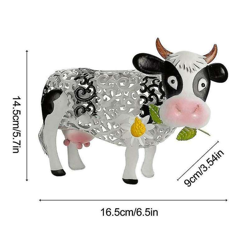 Solar Garden Daisy Cow Light Lawn Landscape LED Ornament Decor Fairy