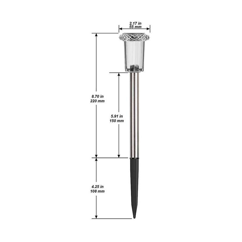 Solar Garden Lights Outdoor, Led Solar Garden Lights Outdoor Lawn , Led Solar Ground Lights (warm W
