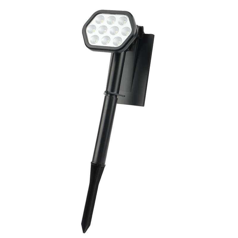 Solar Light 10 LED Solar Spotlights Outdoor Waterproof 2-In-1 Solar Landscape Lighting Garden Pool L