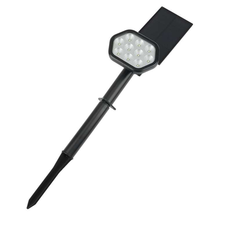 Solar Light 10 LED Solar Spotlights Outdoor Waterproof 2-In-1 Solar Landscape Lighting Garden Pool L
