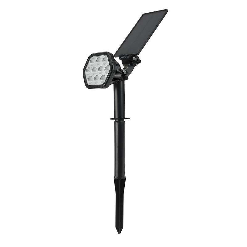 Solar Light 10 LED Solar Spotlights Outdoor Waterproof 2-In-1 Solar Landscape Lighting Garden Pool L