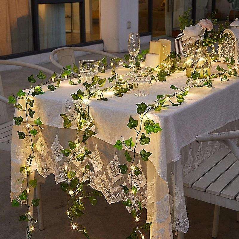 Solar Lights Maple Leaf Fairy Lights Waterproof Outdoor Garland Solar Lamp Christmas for Garden Dec