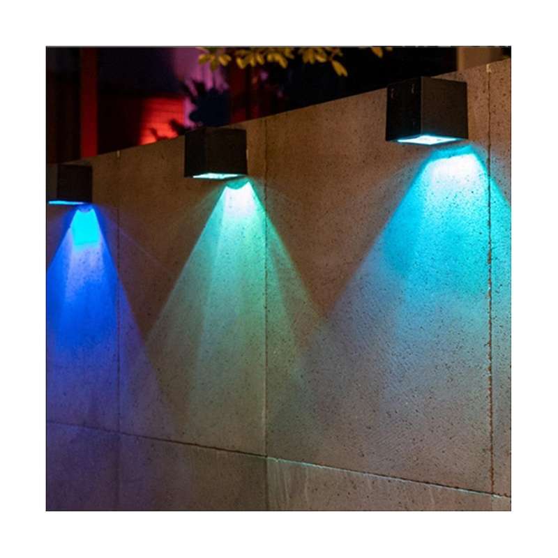 Solar Light -outdoor Garden Square Wall Lamp Sunlight Sensor Waterproof Courtyard Yard Balcony Fenc