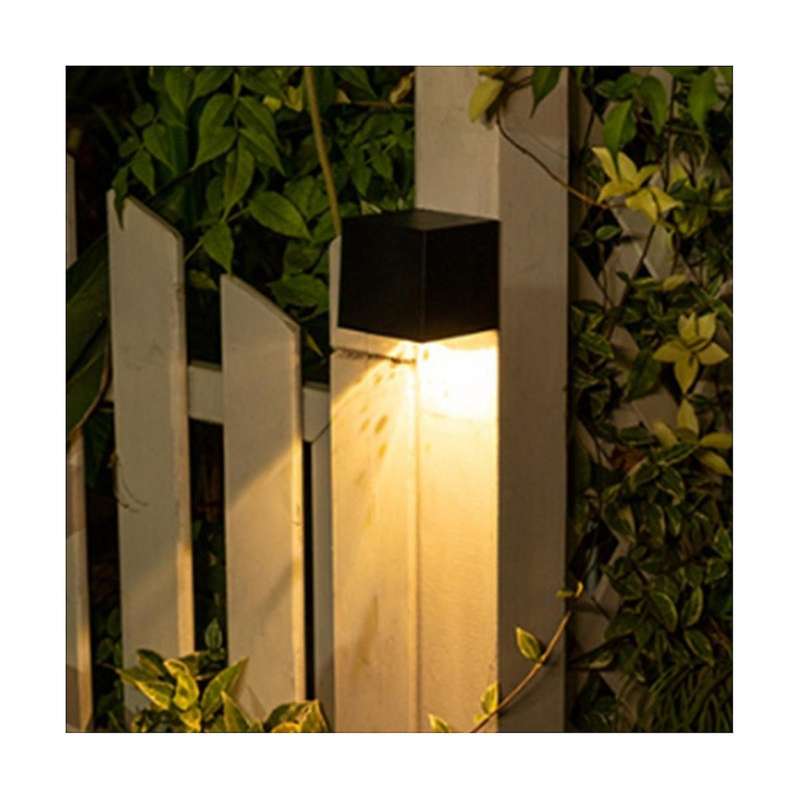 Solar Light -outdoor Garden Square Wall Lamp Sunlight Sensor Waterproof Courtyard Yard Balcony Fenc