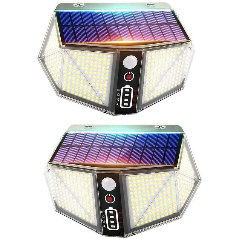 Solar Motion Sensor Light 410 LED Solar Wall Light Used for Garage Front Door Garden Courtyard Court