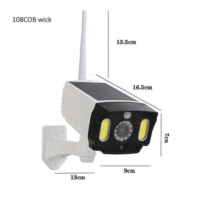 Solar Motion Sensor Light,dummy Camera Waterproof Camera Outdoor Indoor Street Spotlight Lamp Garde