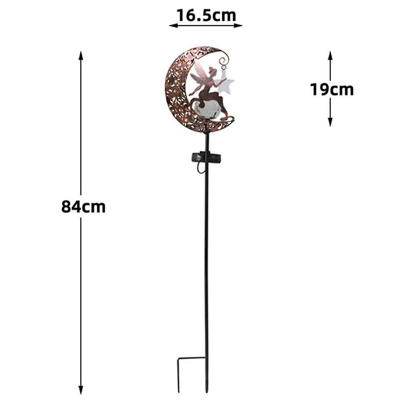 Solar Pathway Lights, Moon Fairy Glass Ball Angel Decorative Outdoor Decorative Lights Waterproof