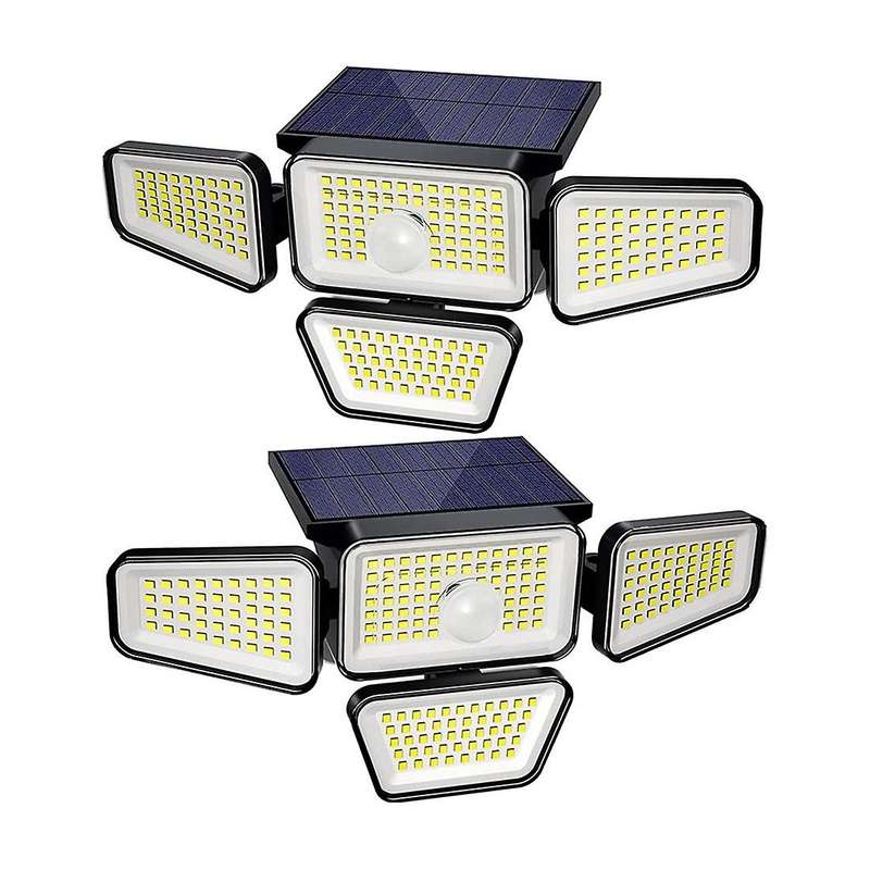 Solar Outdoor Lights, 270 LED 3000LM Motion Sensor Outdoor Light, Solar Powered Security Flood Light