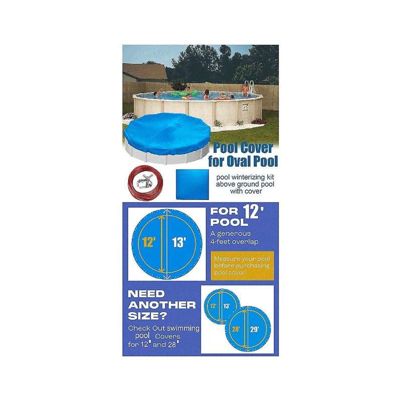 Solar Pool Cover for Above Ground Swimming Pools, 18 Feet Round Pool Warmers, Hot Tub Cover for Indo