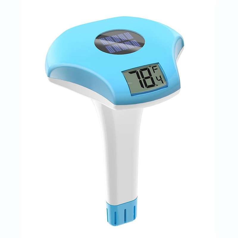 Solar Pool Thermometer Floating, with LCD Large Digital Display,Swimming Pool Thermometer, Gauge for