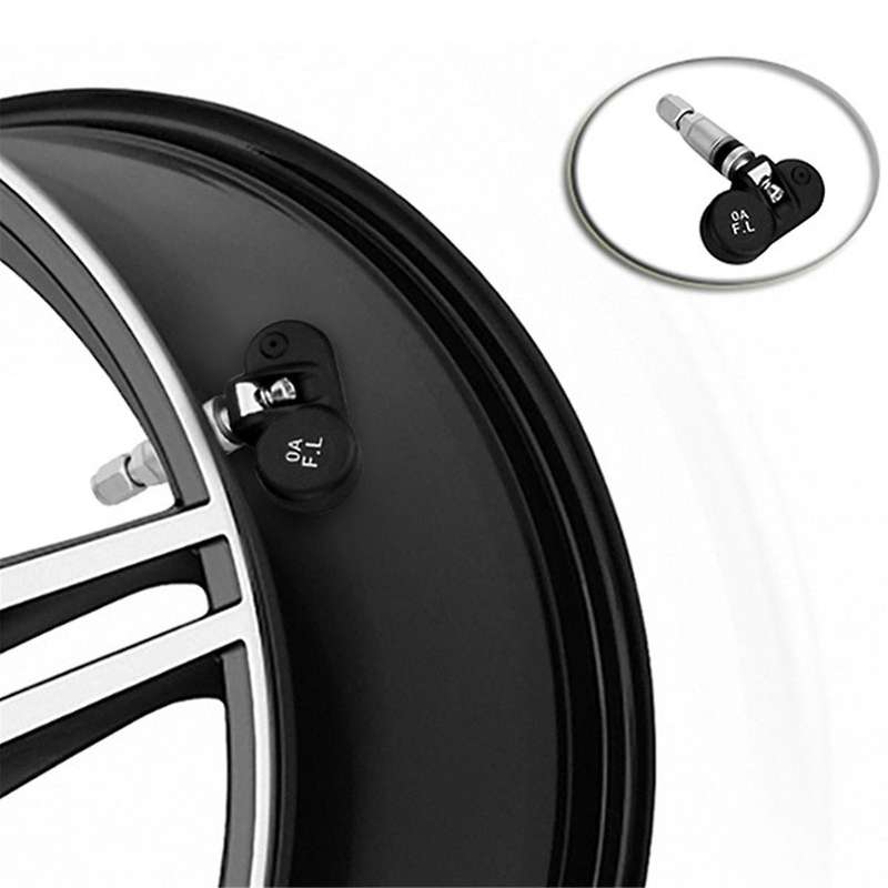 Solar Power Car TPMS Digital LCD Display Car Security Alarm Tire Pressure Monitoring System with 4 S