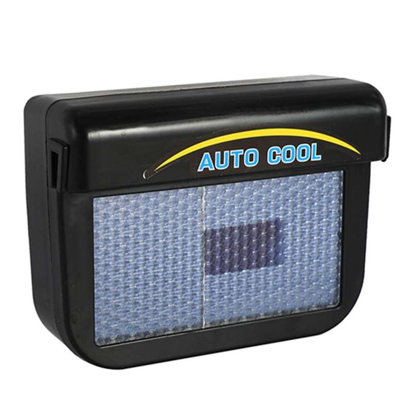 Solar Power Car Window Fan Auto Ventilator Cooling Vehicle Portable