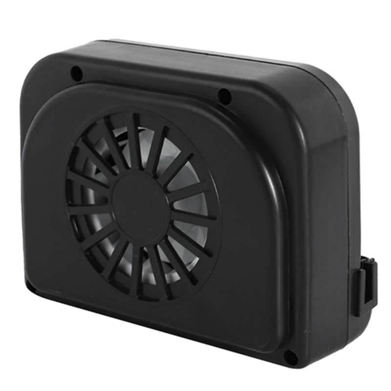 Solar Power Car Window Fan Auto Ventilator Cooling Vehicle Portable