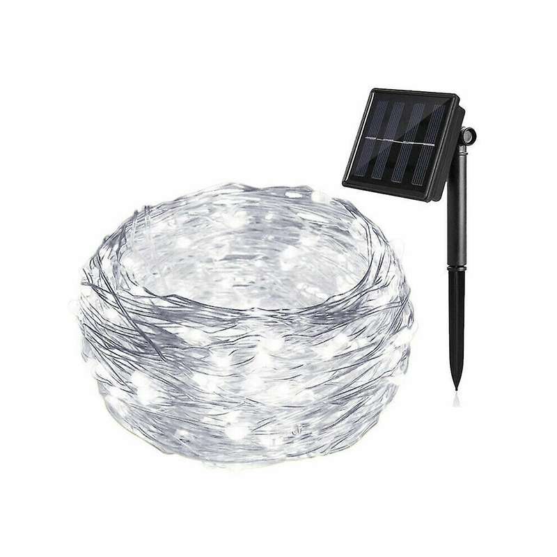 Solar Powered Lights 100 LED String Fairy Lights for Outdoor Christmas Lighting Courtyard Street Gar