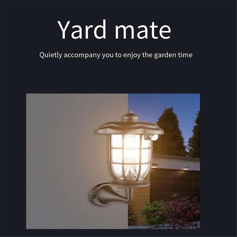 Solar Sensor Wall Mounted Lights Waterproof Garden Landscape Lights for Garden Villa Small Yard Dec