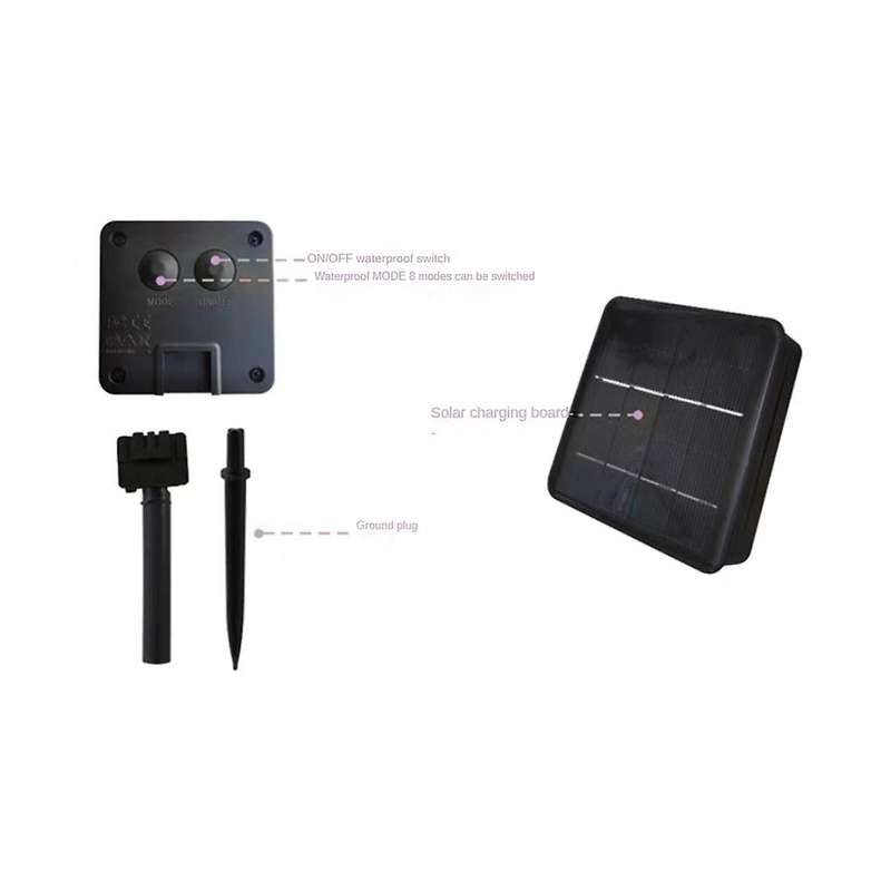 Solar Powered Lights 200 LED String Fairy Lights for Outdoor Christmas Lighting Courtyard Street Gar