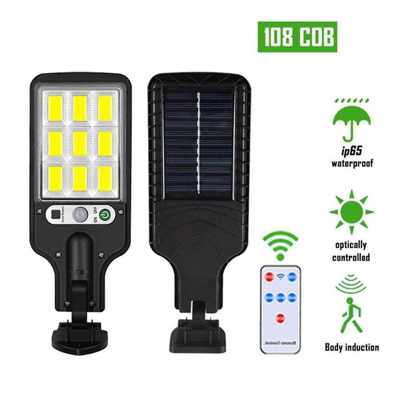 Solar Street Lamp Human Body Infrared Light Control Induction Lamp Waterproof Grade Ip65