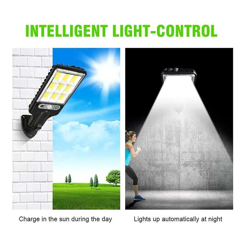 Solar Street Lamp Human Body Infrared Light Control Induction Lamp Waterproof Grade Ip65