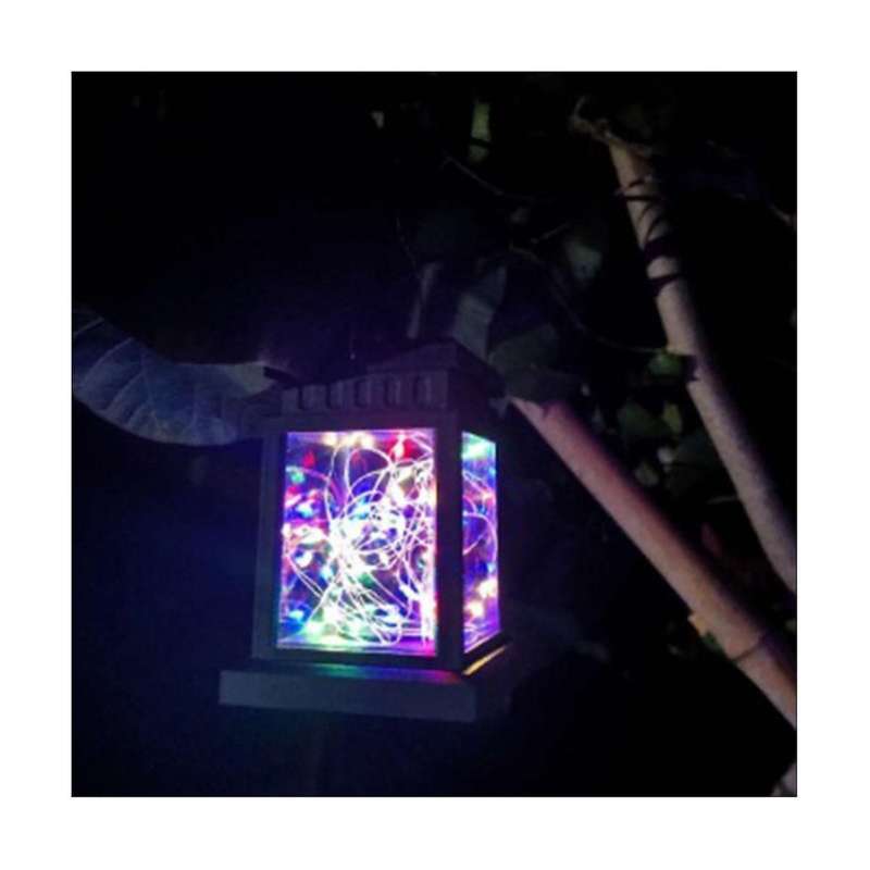 Solar Tent Light Outdoor Four Colors Light Yard Decorations Waterproof Garden Christmas Led Lawn La