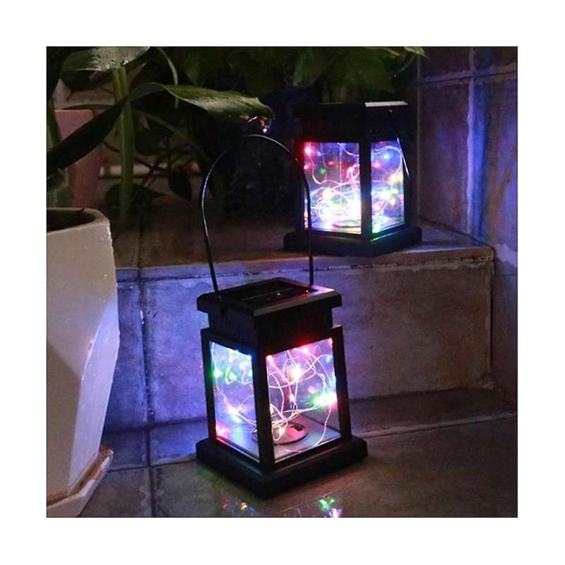 Solar Tent Light Outdoor Four Colors Light Yard Decorations Waterproof Garden Christmas Led Lawn La