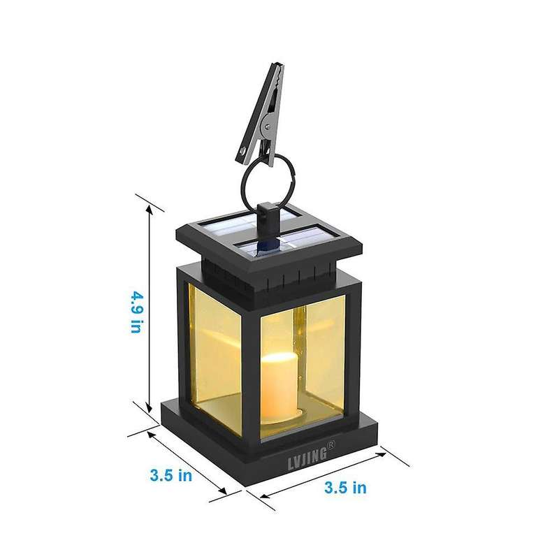 Solar Tent Light Outdoor Solar Candle Light Retro Atmosphere Decorative Landscape Garden Light Outdo
