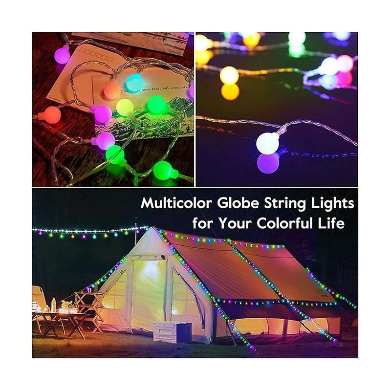 Solar String Lights 136 LED Fairy Lights with Remote Waterproof Solar Promise Color Light for Garde