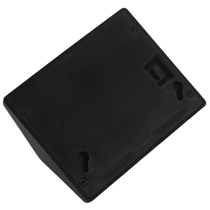 Solar Wall Light 6 Led Smart Human Body Induction Lawn Light Outdoor Garden Wall Sensor Light Black+